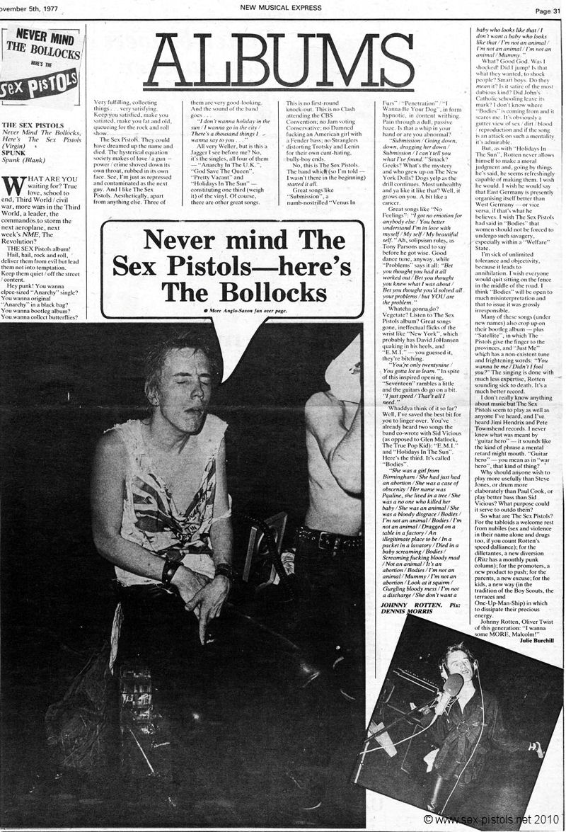 Sex Pistols Review